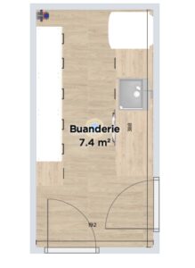 plan 2D buanderie